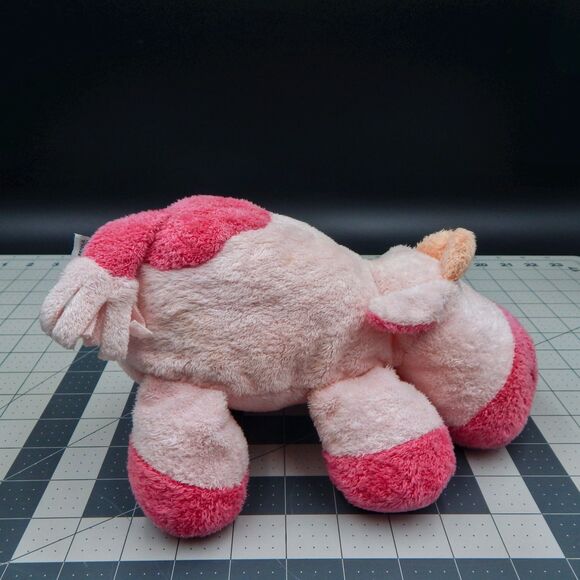 Ty Pluffies MOOER Pink Cow 9" w/Tags Stuffed Animal Toy Plush TyLux 2008 - Picture 4 of 11